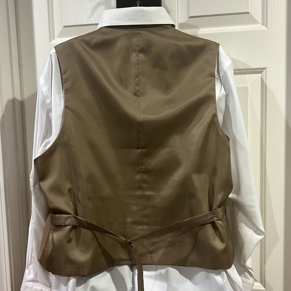 Irvine Park Men Faux Tan Suede Vest 46Regular - Picture 4 of 4
